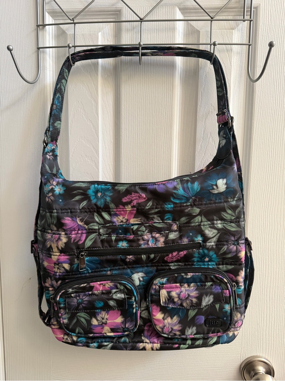 Lug Zipliner - Bouquet Black